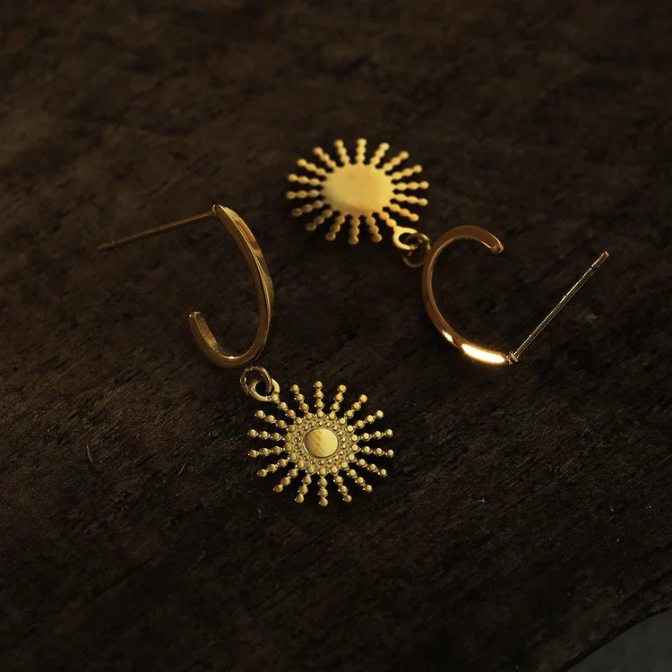 Boucles d'Oreilles Charli Or Hackney Nine – Image 2