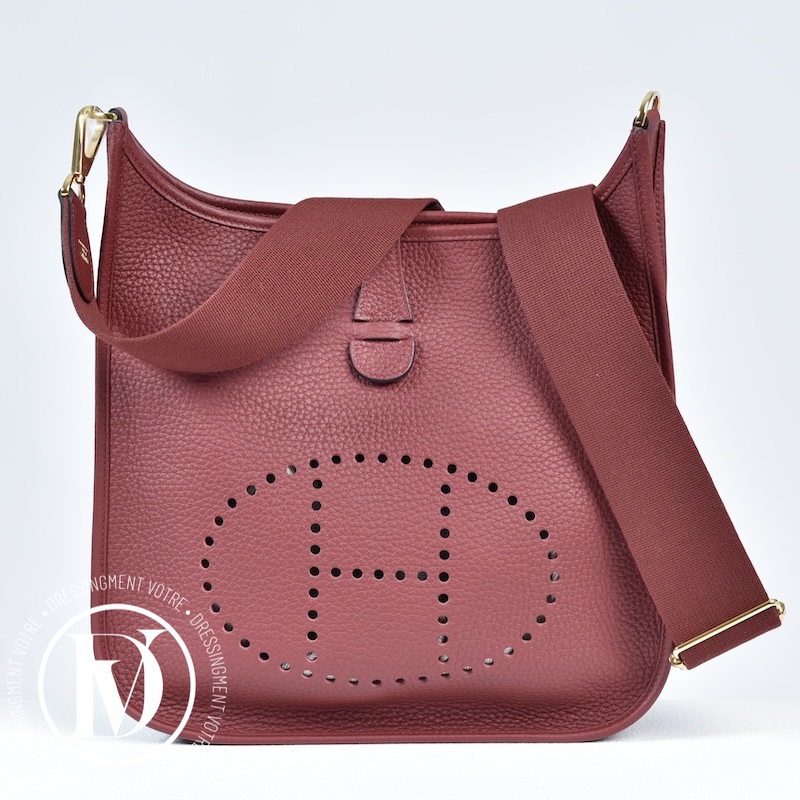 Sac Evelyne 29 taurillon clémence Rouge H – Hermès