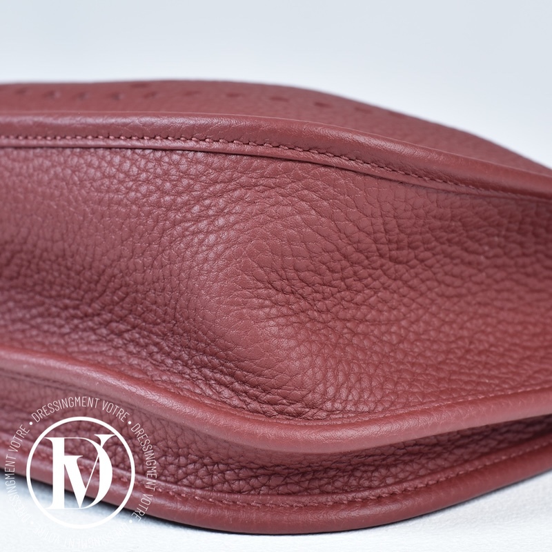 Sac Evelyne 29 taurillon clémence Rouge H – Hermès – Image 5