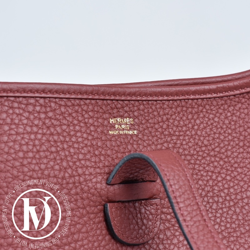 Sac Evelyne 29 taurillon clémence Rouge H – Hermès – Image 7