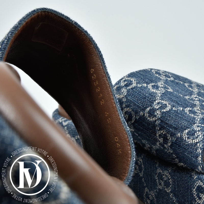 Mules Angelina GG dénim p.42 – Gucci – Image 4