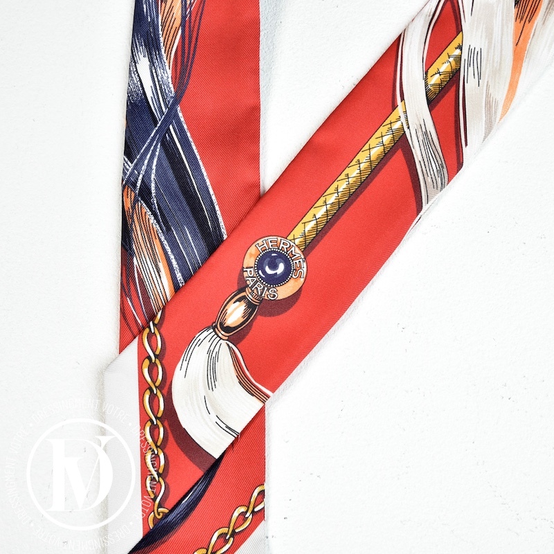 Twilly en soie “Cavalcades” – Hermès – Image 3