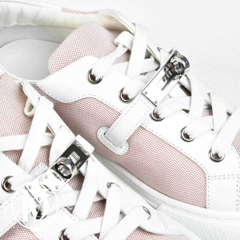Sneakers Day en cuir et toile p.37 – Hermès – Image 2