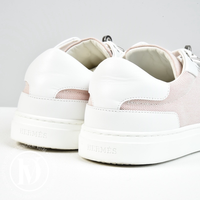 Sneakers Day en cuir et toile p.37 – Hermès – Image 4