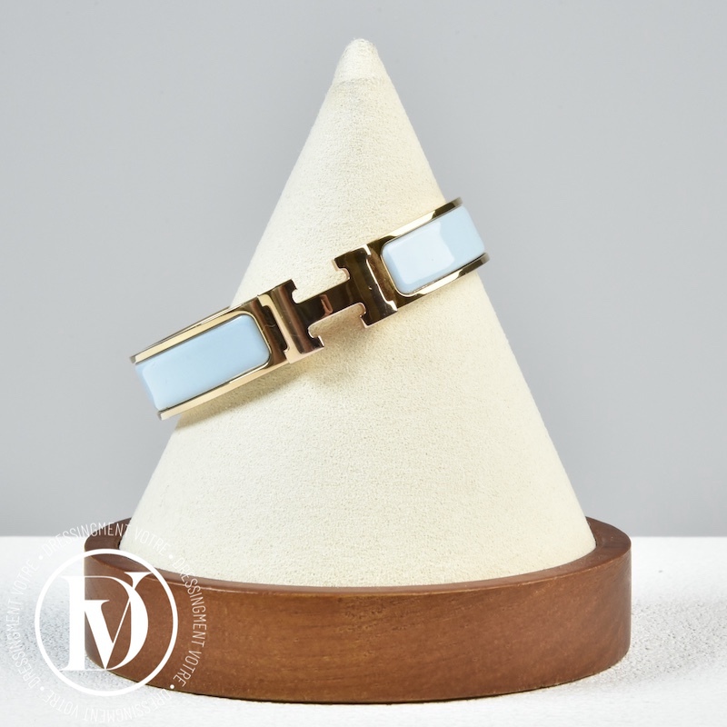Bracelet Clic H PM Bleu Polaire – Hermès