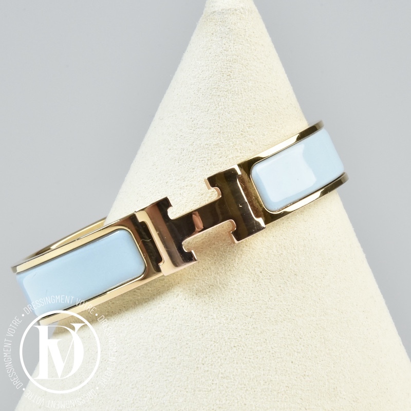 Bracelet Clic H PM Bleu Polaire – Hermès – Image 2