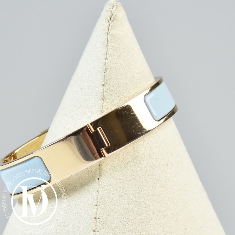Bracelet Clic H PM Bleu Polaire – Hermès – Image 3