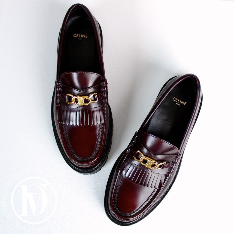 Mocassin Margaret en cuir burgundy p.40 – Céline – Image 2