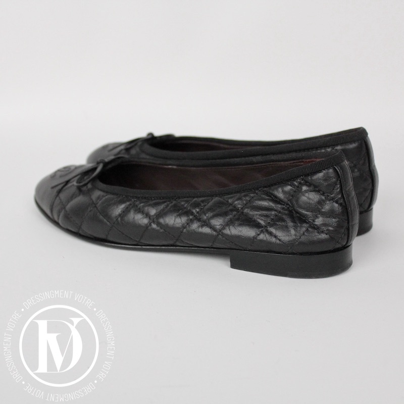 Ballerines en cuir de veau vielli p.36 – Chanel – Image 5